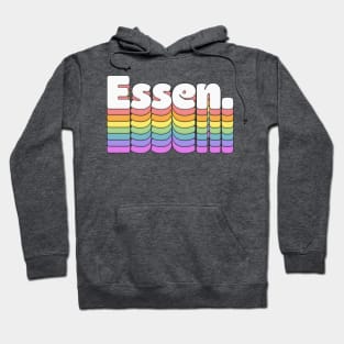 Essen \\\//// Retro Typography Design Hoodie